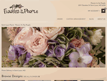 Tablet Screenshot of flowerstothepeople.biz